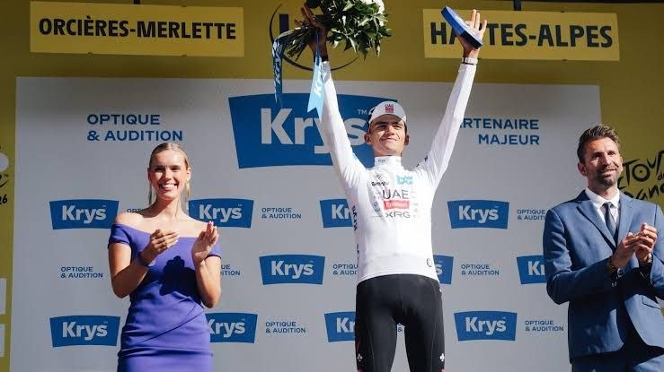 Isaac del Toro hace historia con podio en el Tour de Francia