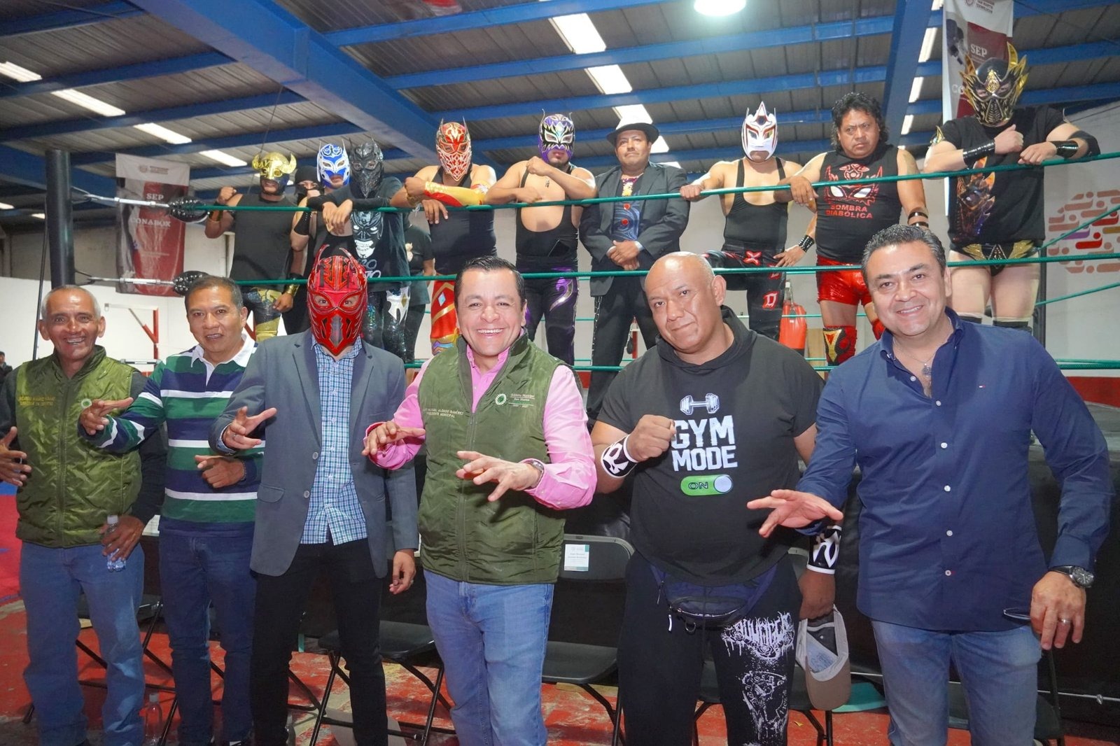 Gobierno de Texmelucan apertura escuela municipal de Lucha Libre