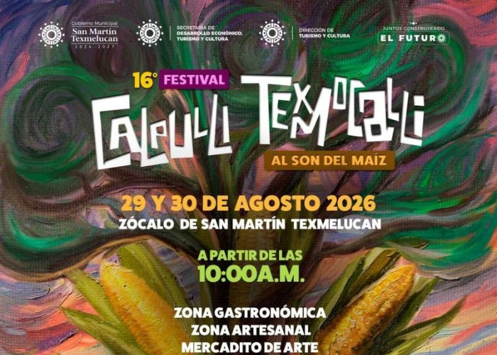 Texmelucan celebra sus raíces con la 16ª edición del Festival Calpulli Texmocalli “Al son del maíz”