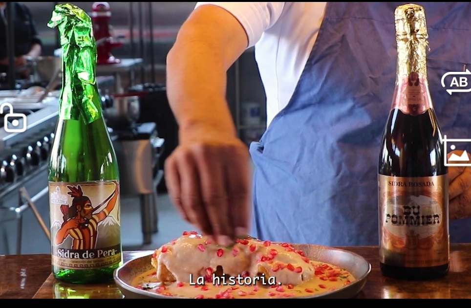 Chile en nogada y sidra: dos tradiciones que saben a Puebla