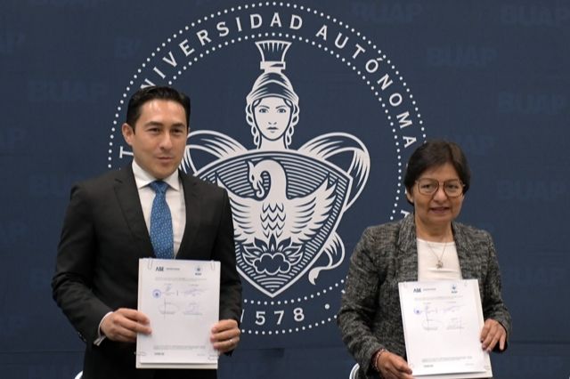 Signan convenio de colaboración BUAP y la Auditoría Superior del Estado de Puebla
