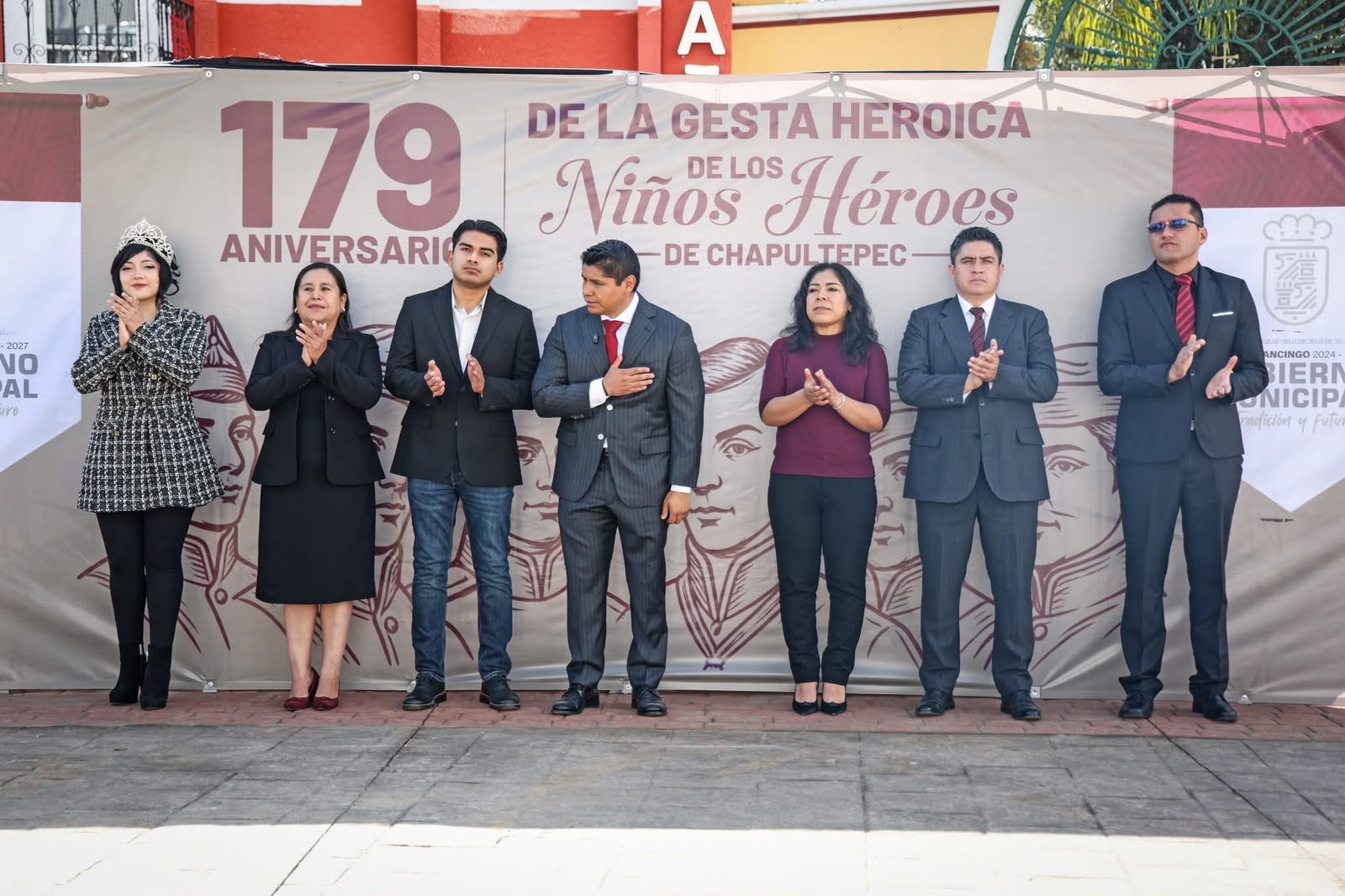 Cuautlancingo conmemora a los Niños Héroes de Chapultepec