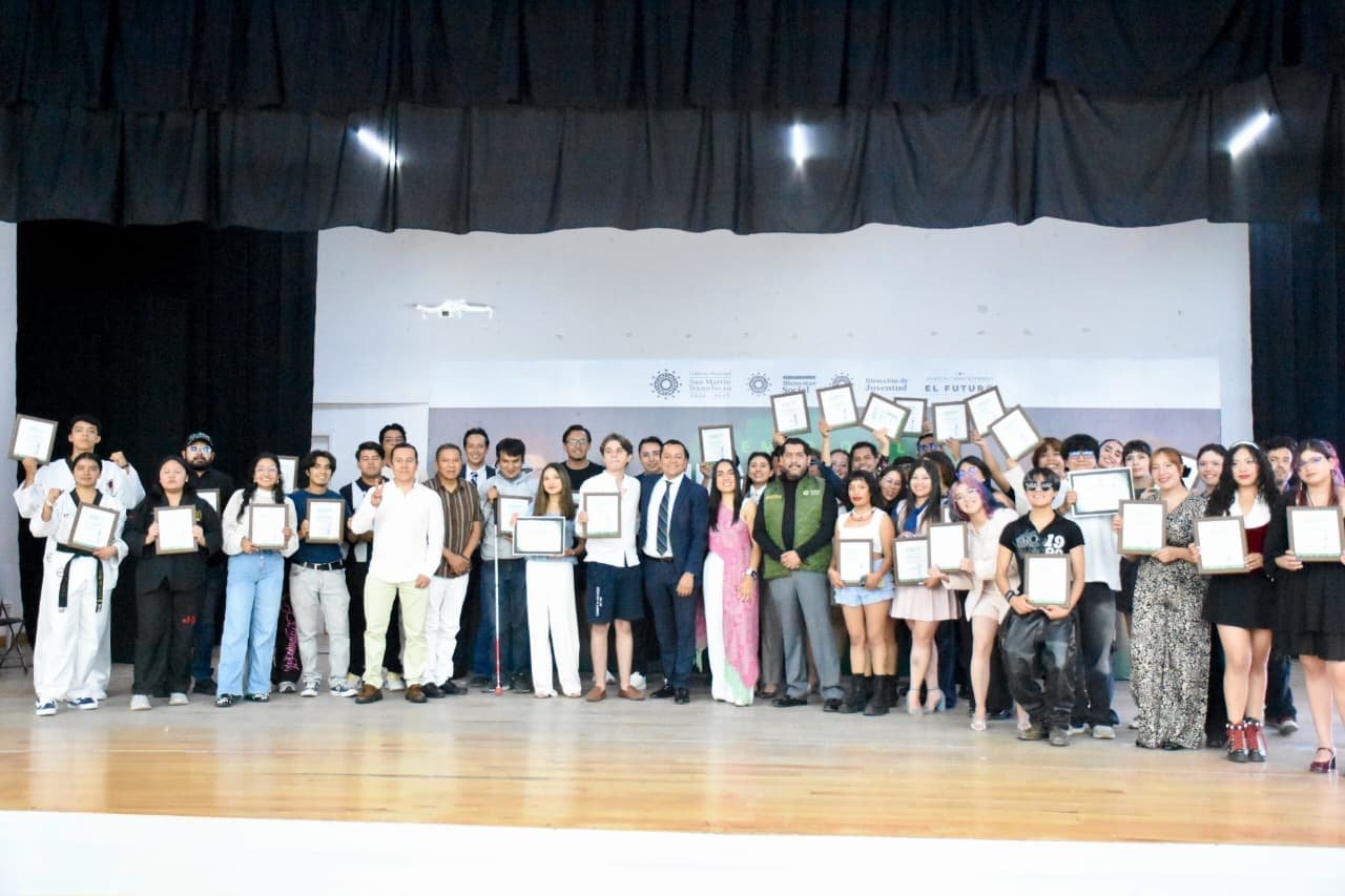 Gobierno de Texmelucan reconoce el talento y liderazgo de las juventudes