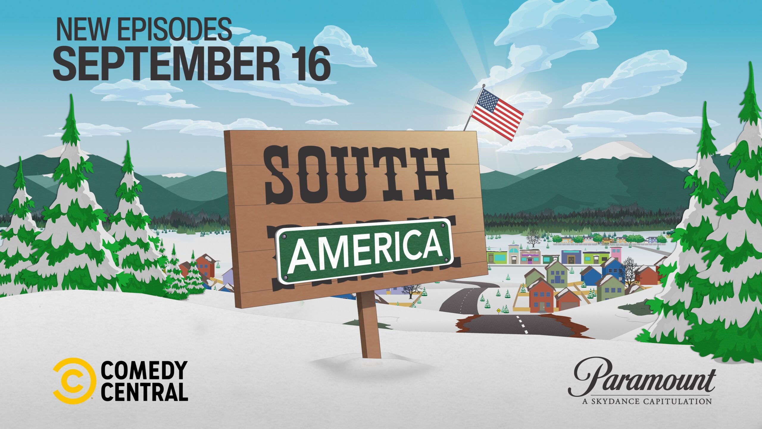South Park se burla de Trump y ahora se llamarán South America